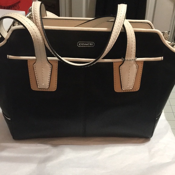 COACH Taylor Spectator Leather Mini Crossbody Tote